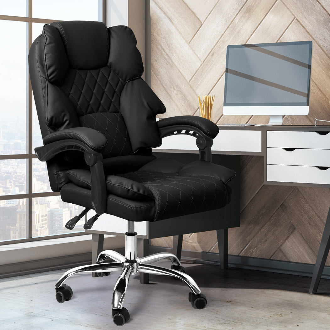 Gaming Chair Office Computer Black No Footrest
