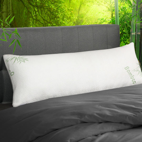 Memory Foam Body Pillow Bamboo Cover 120cm