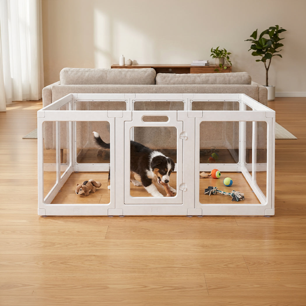 Clear Dog Playpen 60cm 50x2x60cm