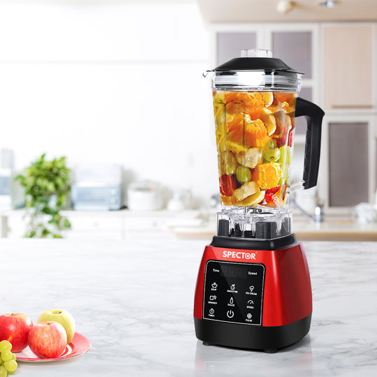 2L Commercial Blender Mixer Food Processor - Red