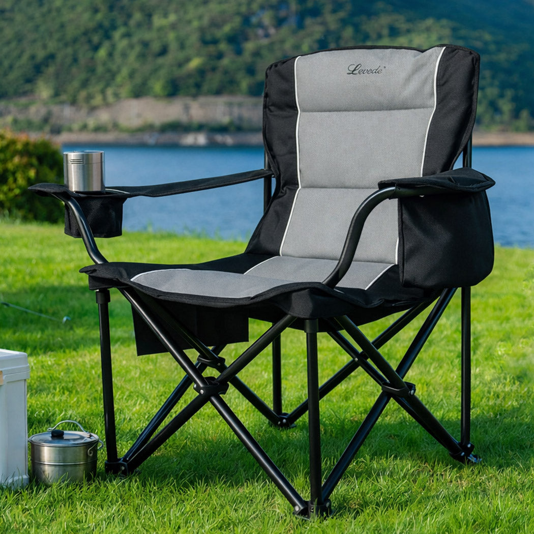 Large Folding Camping Chair 55x55x100cm