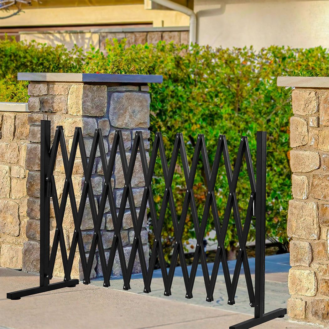 Pet Baby Safety Fence Security Gate Barrier Indoor Outdoor White