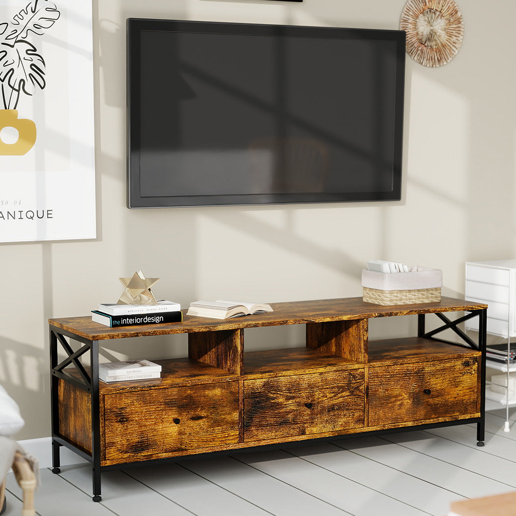 Industrial TV Stand Cabinet 147cm 147x40x50cm