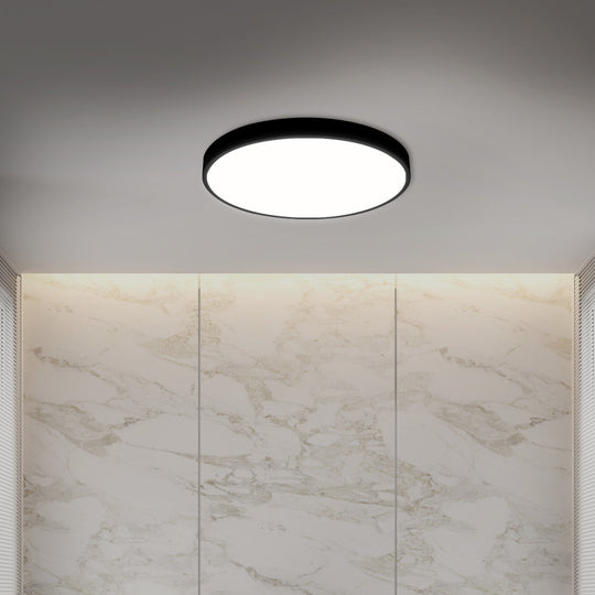 3-Colour Ultra-Thin 5CM LED Ceiling 36W- Black - Light Modern Surface Mount