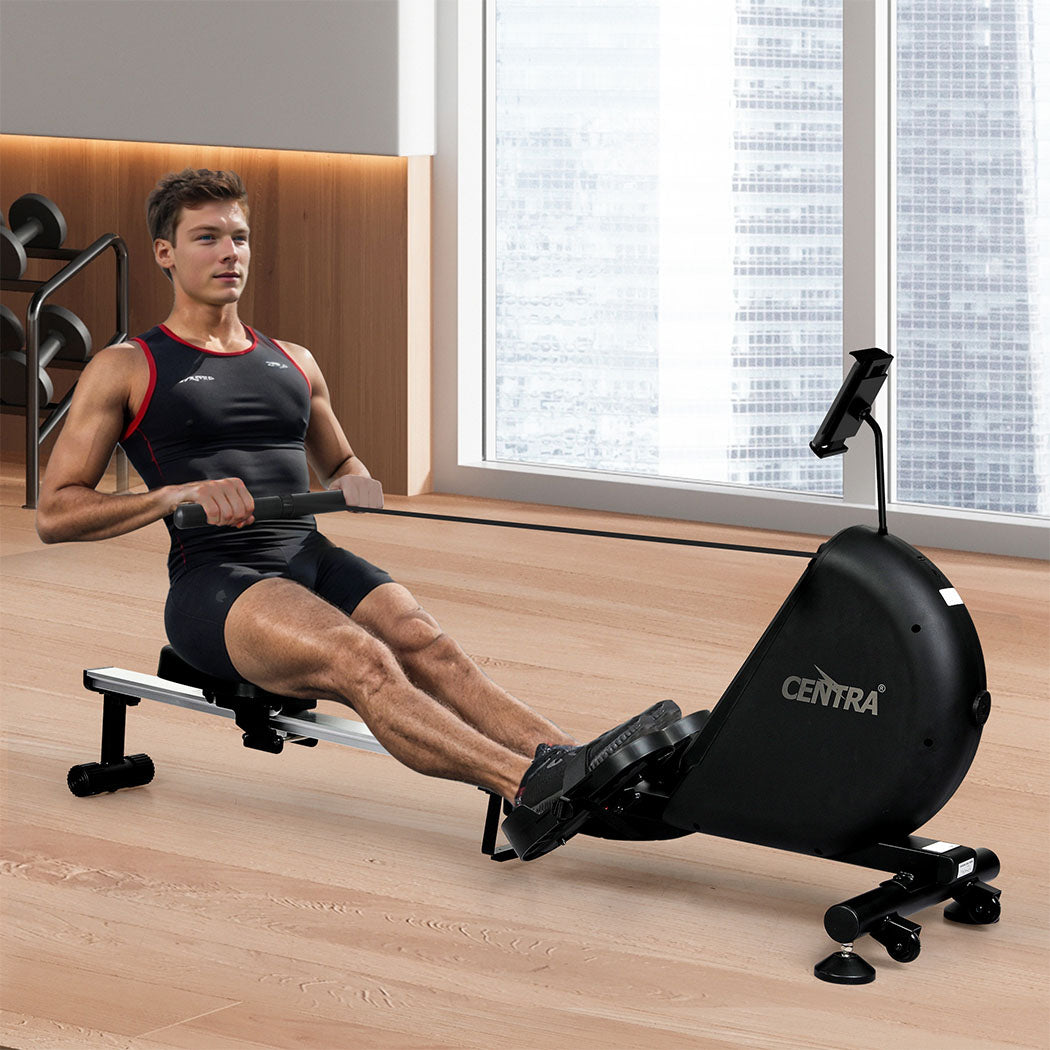 Smart Rowing Machine Home Gym 167x55x79cm