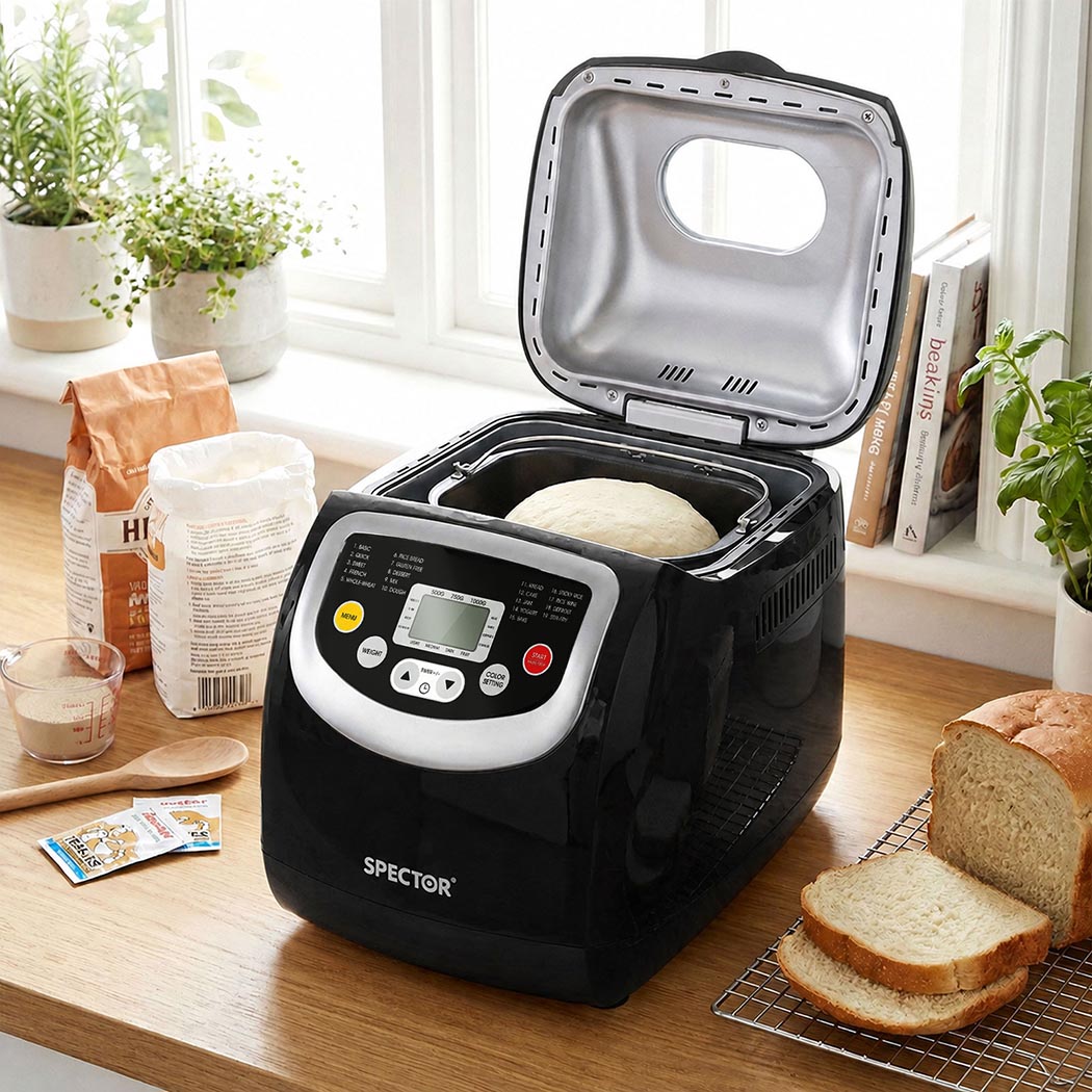 Bread Machine 600W Automatic 33.5x27.2x29.5cm
