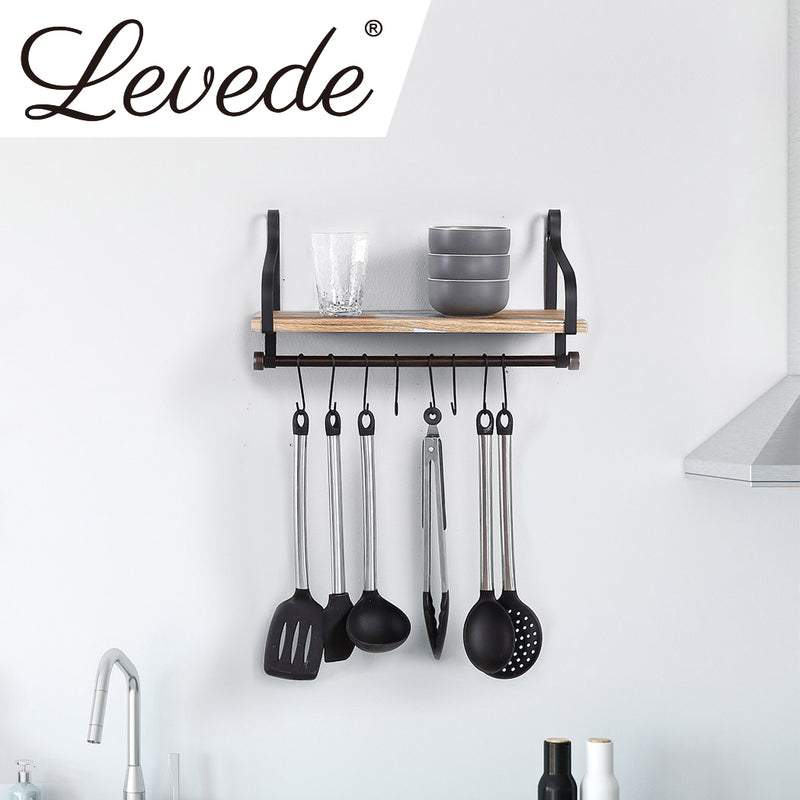 Wall Mount Floating Shelf Brackets Strong Hidden Support Set - Rack Storage