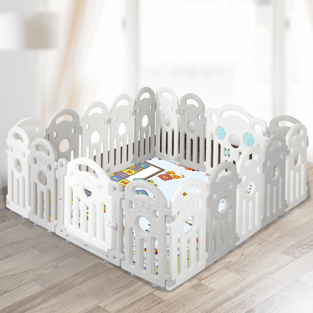 Kids Playpen Baby Safety - Gate - Toddler Fence Child Play