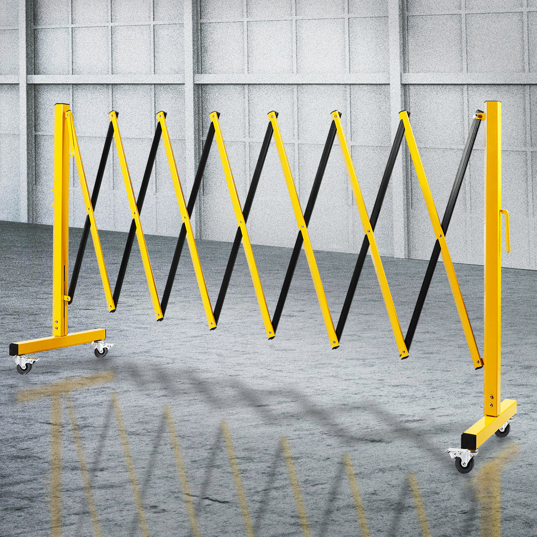 Extendable Garden Gate Mobile Security 11FT - Expandable Portable Safety Barrier