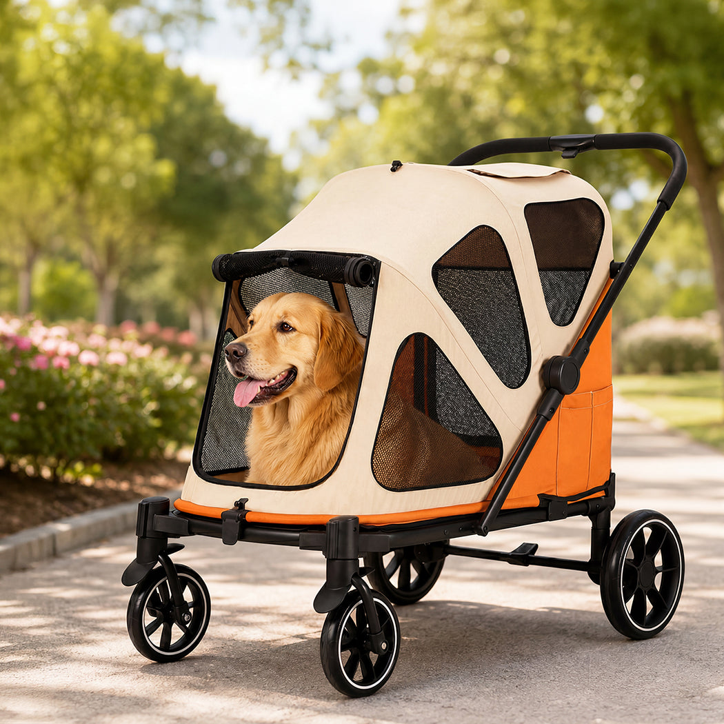 Pet Stroller Foldable Mesh 16x26cm