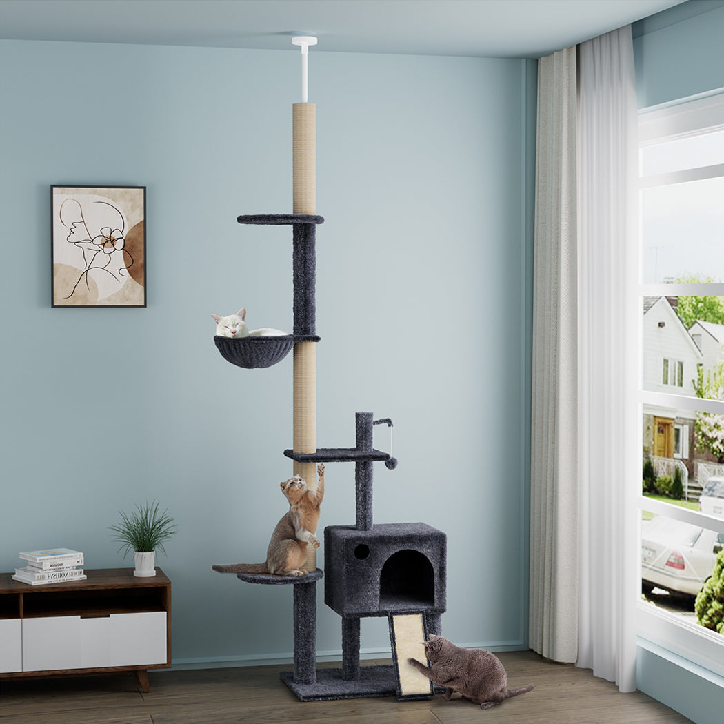 Cat Tree Scratcher Hammock 40x24x230cm