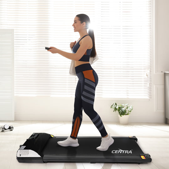 Folding Electric Treadmill Walking Pad Home Office Gym Fitness Remote Control