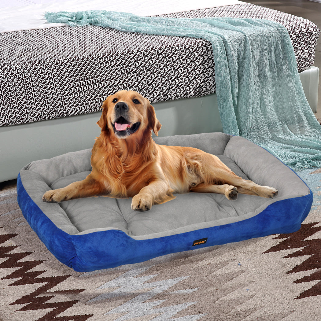 Pet Bed Dog Beds Bedding Mattress XL Navy X-Large