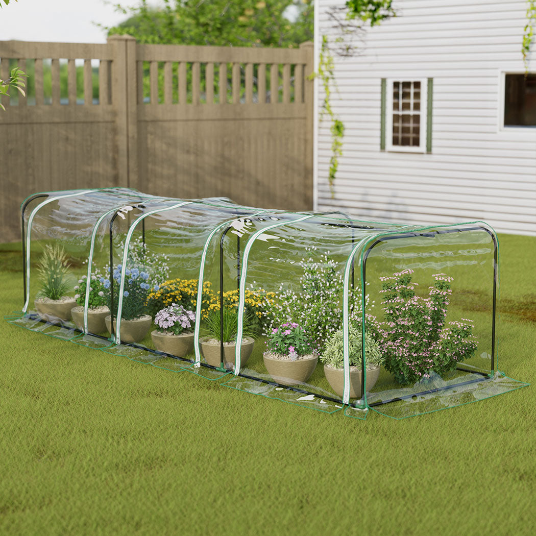 Greenhouse Tunnel Transparent Cover 80x80cm