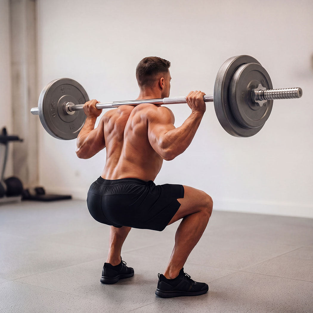140cm Standard Barbell 480LB Home Gym Bar | Simpledeals