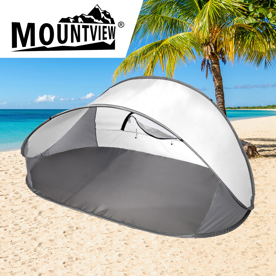 Pop Up Tent Camping Beach Grey
