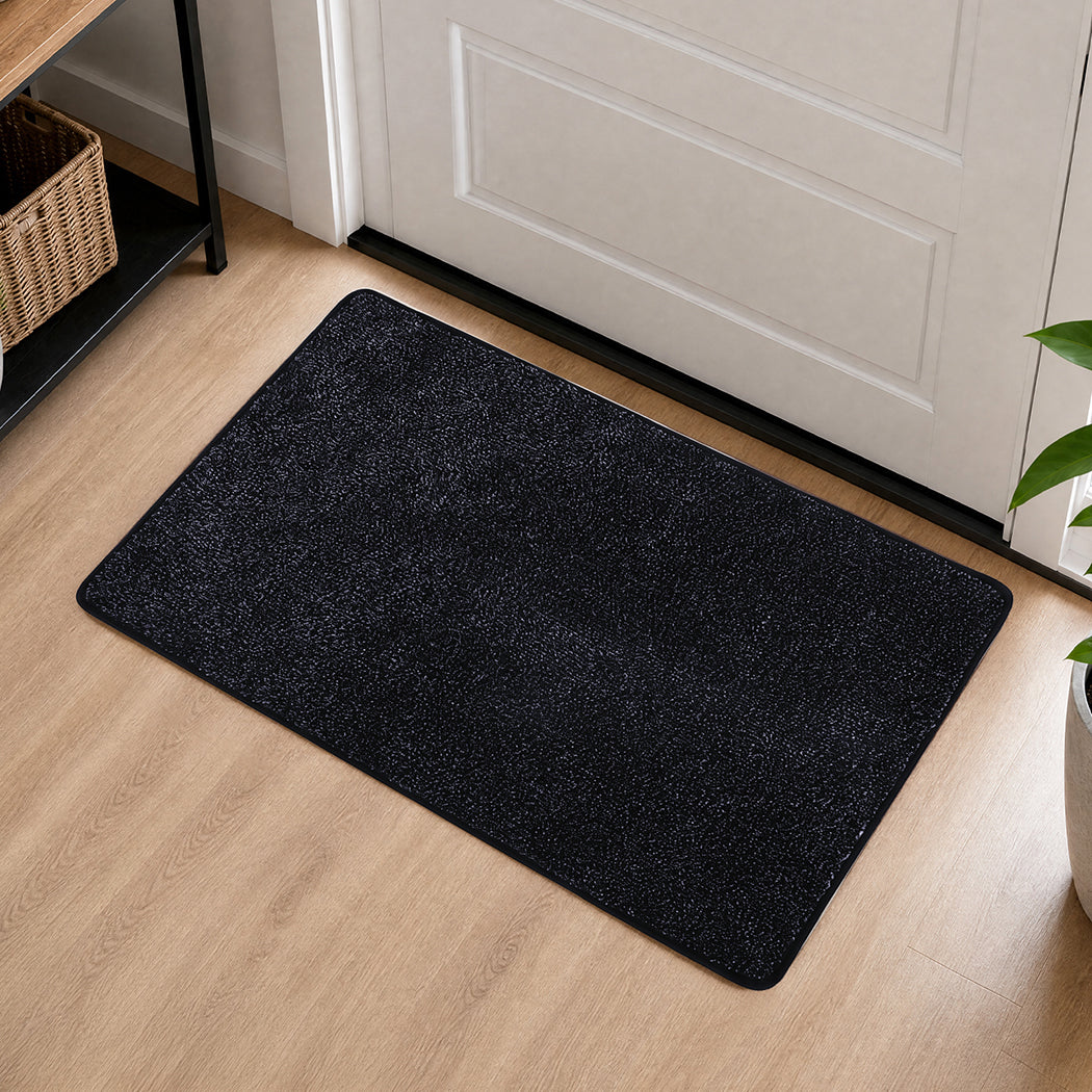 Indoor Door Mat Non Slip Grey 90x60cm