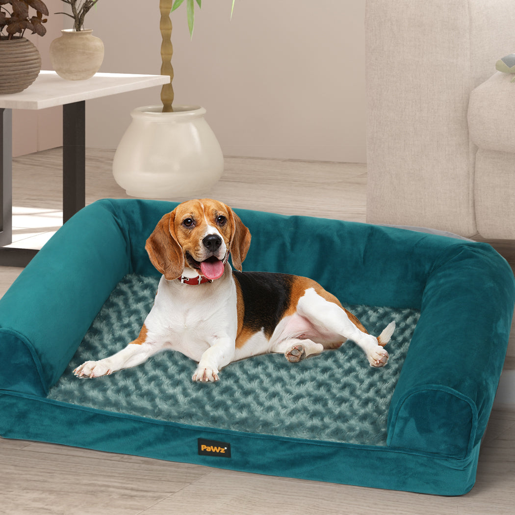 Pet Bed Sofa Dog Beds Bedding Soft M Blue Medium
