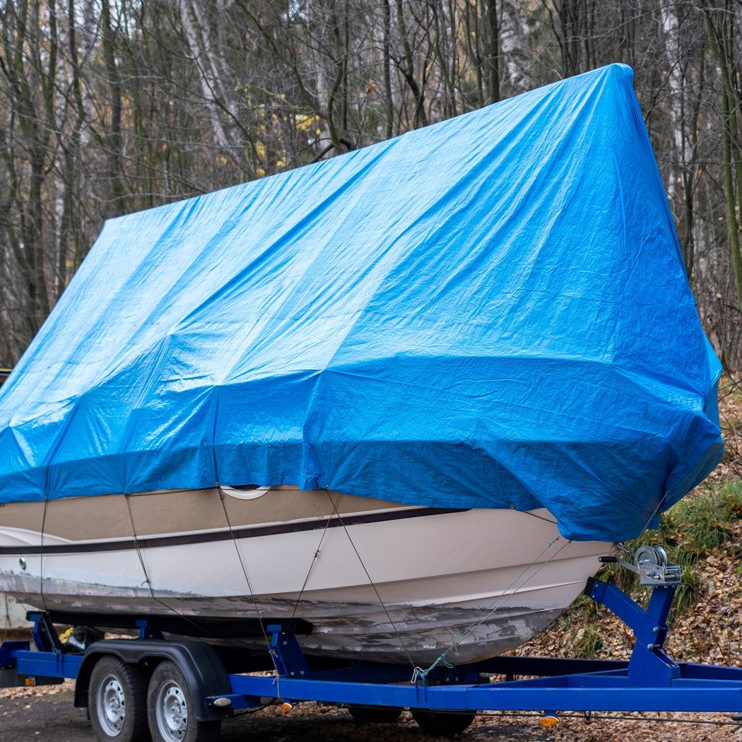 Heavy Duty Blue Tarpaulin 7.3x9.15cm
