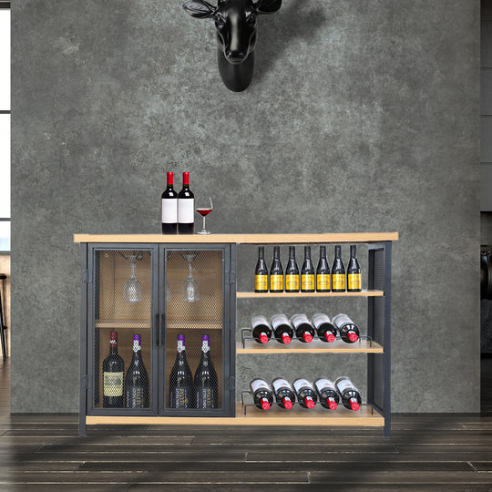 Buffet Sideboard Bar Cabinet Stylish Dining Storage Solution