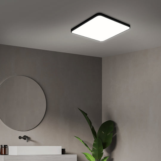 Ultra-Thin 5CM LED Ceiling Down 27W Black - Long Lasting Light