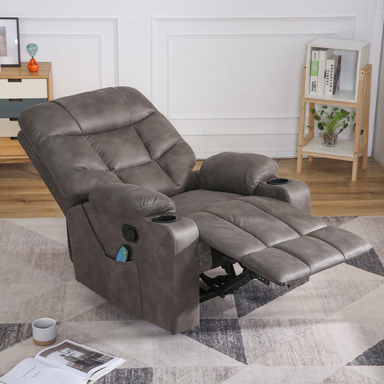 Electric Massage Chair 8-point - Recliner Heated Lounge Sofa