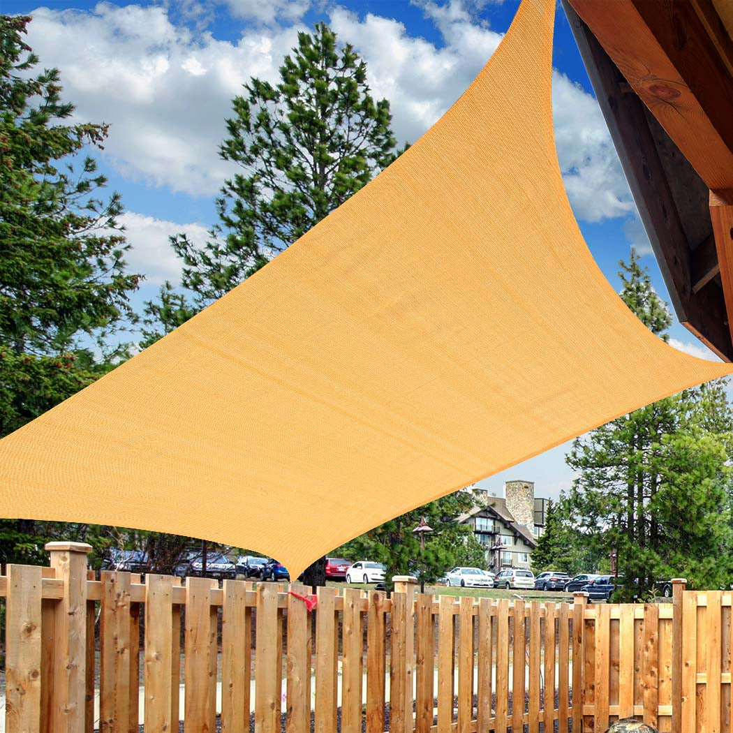 Sun Shade Sail Cloth Canopy X Large - Outdoor Awning Cover Square