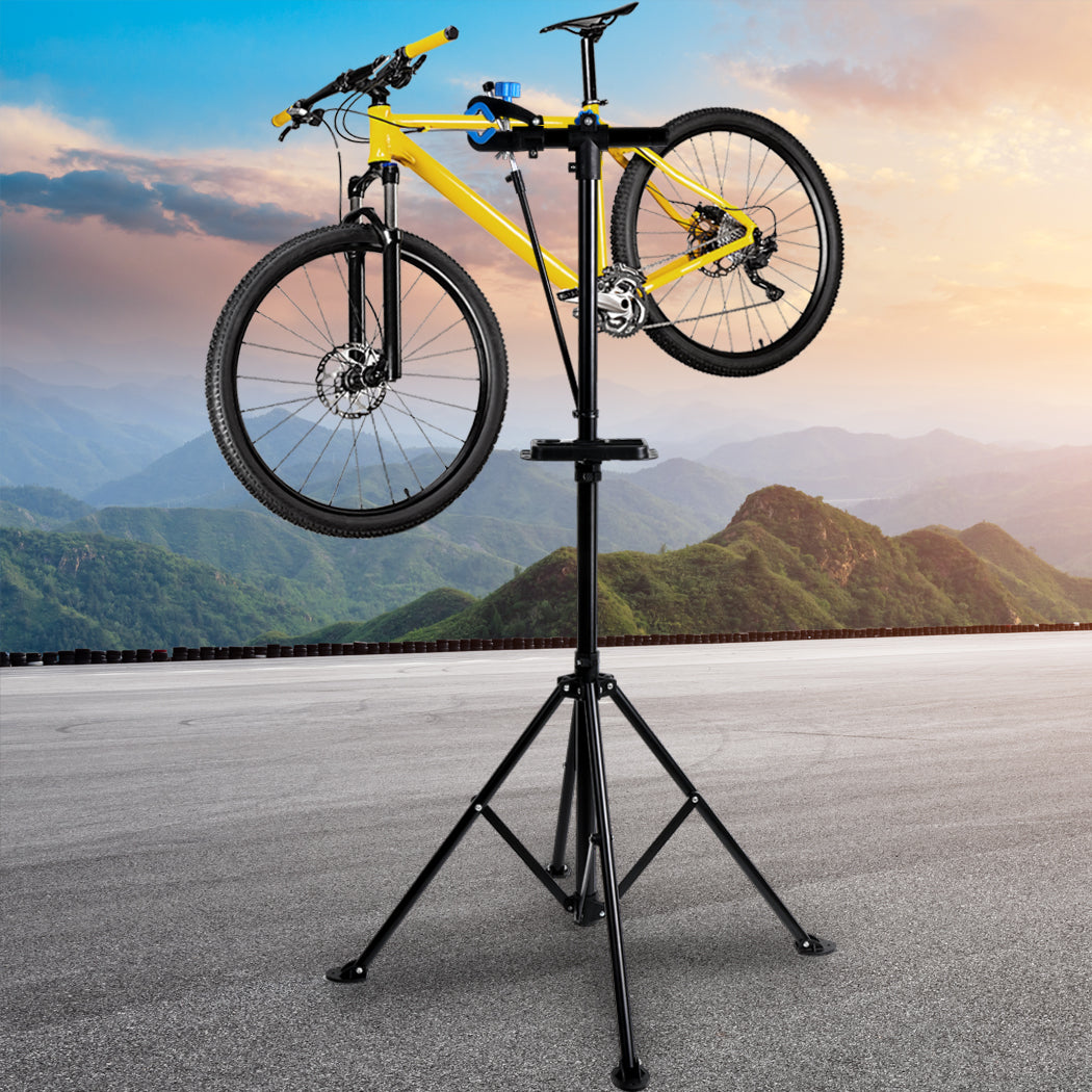 MONVELO Bike Repair Work Stand Bonus - Rack Blue