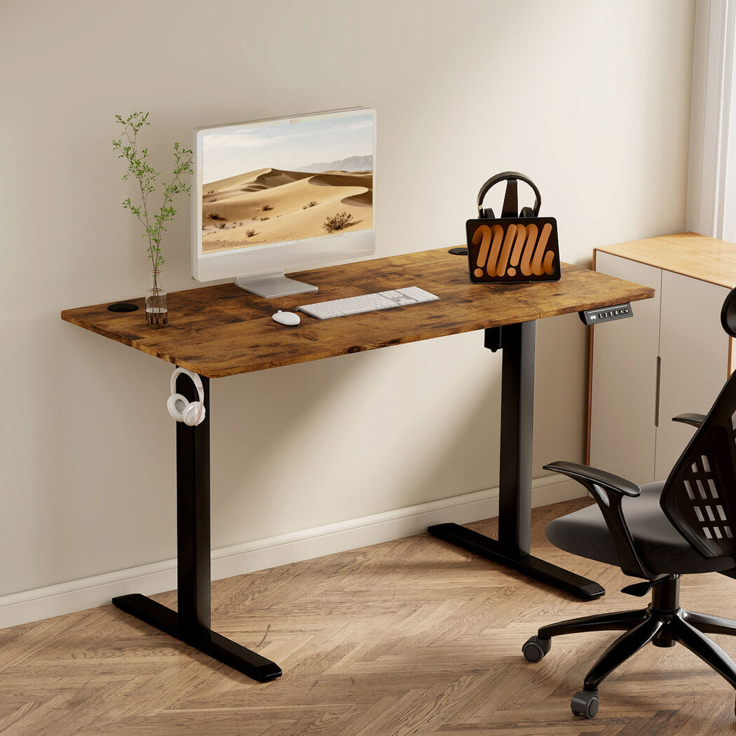Electric Standing Desk Adjustable Height 120x60x72cm