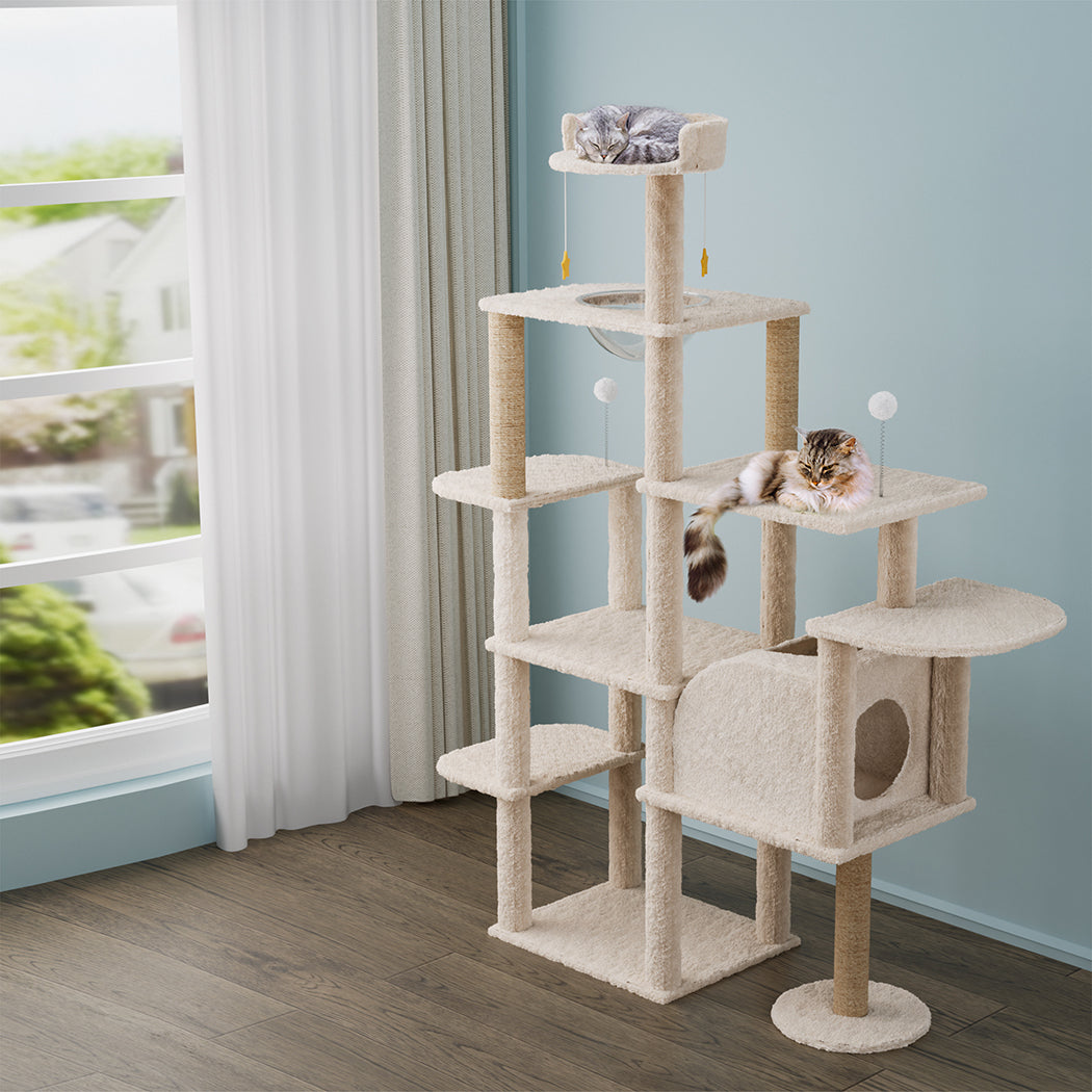Cat Tree Tower Large Scratcher 133x49x172cm