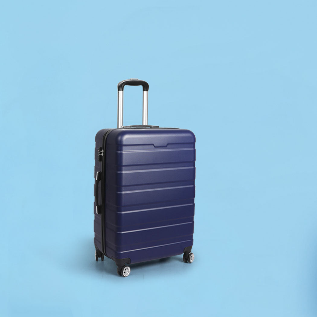 20" Carry On Luggage Case Navy 20 inch