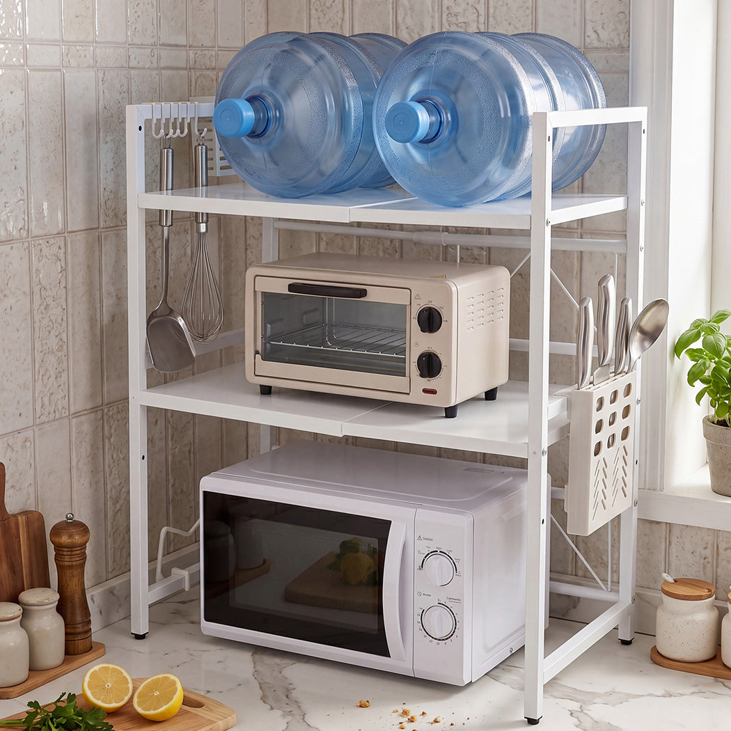 Microwave Shelf 3 Tier Adjustable Kitchen Rack | Simpledeals
