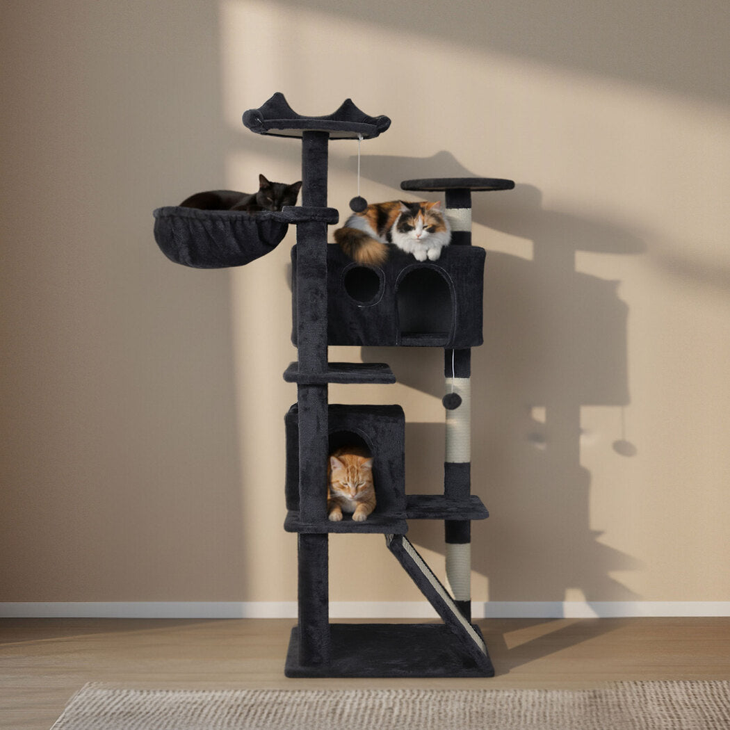Cat Tree Scratcher Multi-Level 50x50x145cm