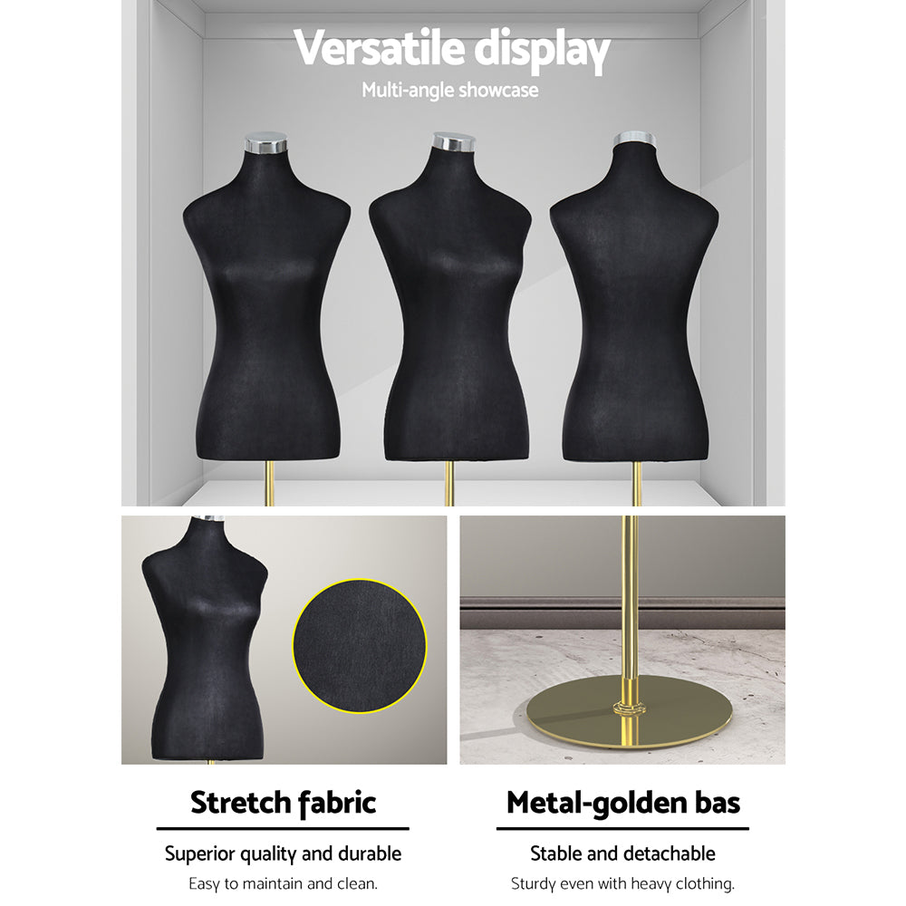 Female Mannequin Dummy Model Dressmaker Clothes Display Torso Tailor Bk, Mannequins - photo 7