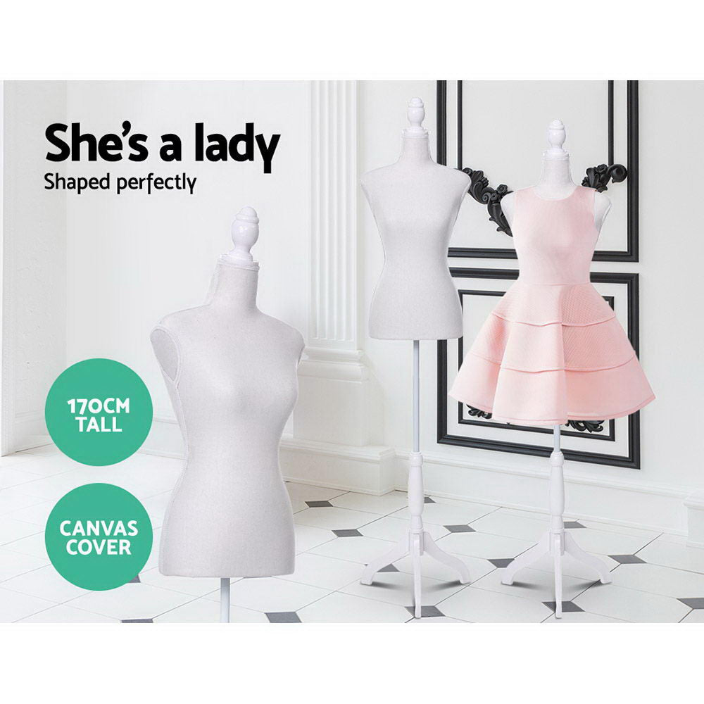 Female Mannequin 170Cm Model Dressmaker Clothes Display White | 170Cm
