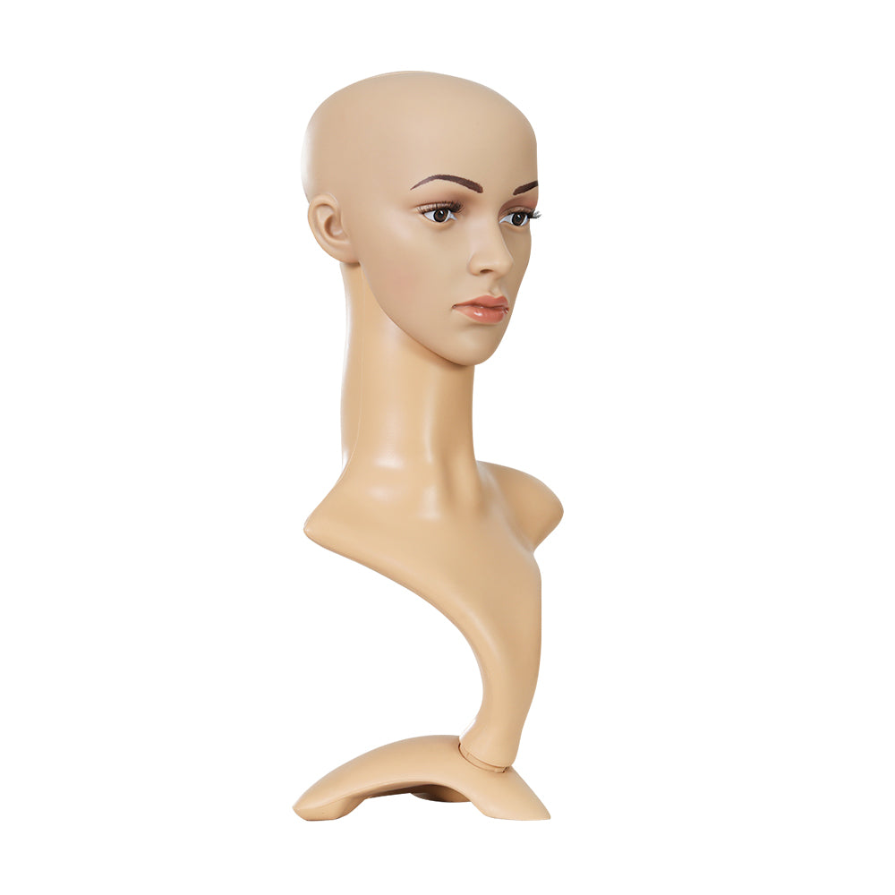 Female Mannequin Head Dummy Model Display Shop Stand Professional Use, Mannequins