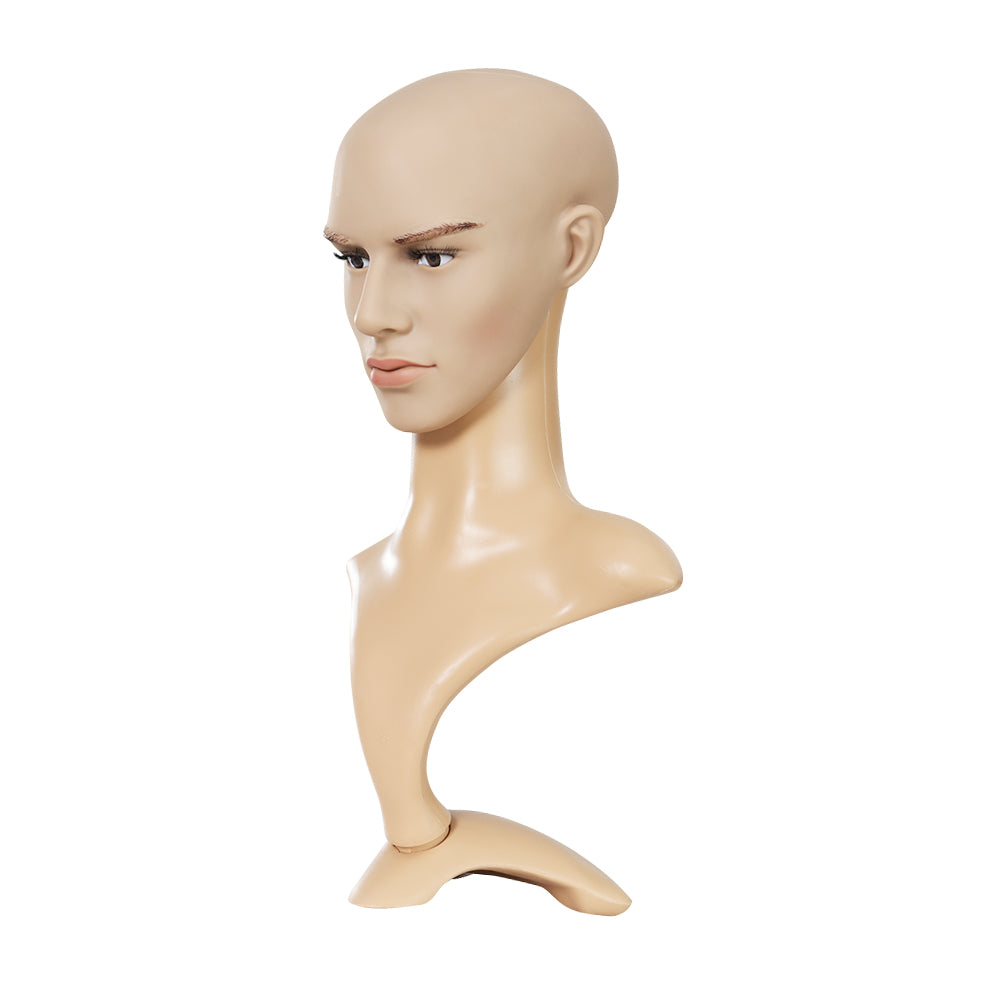 Male Mannequin Head Dummy Model Display Shop Stand Professional Use - Mannequins