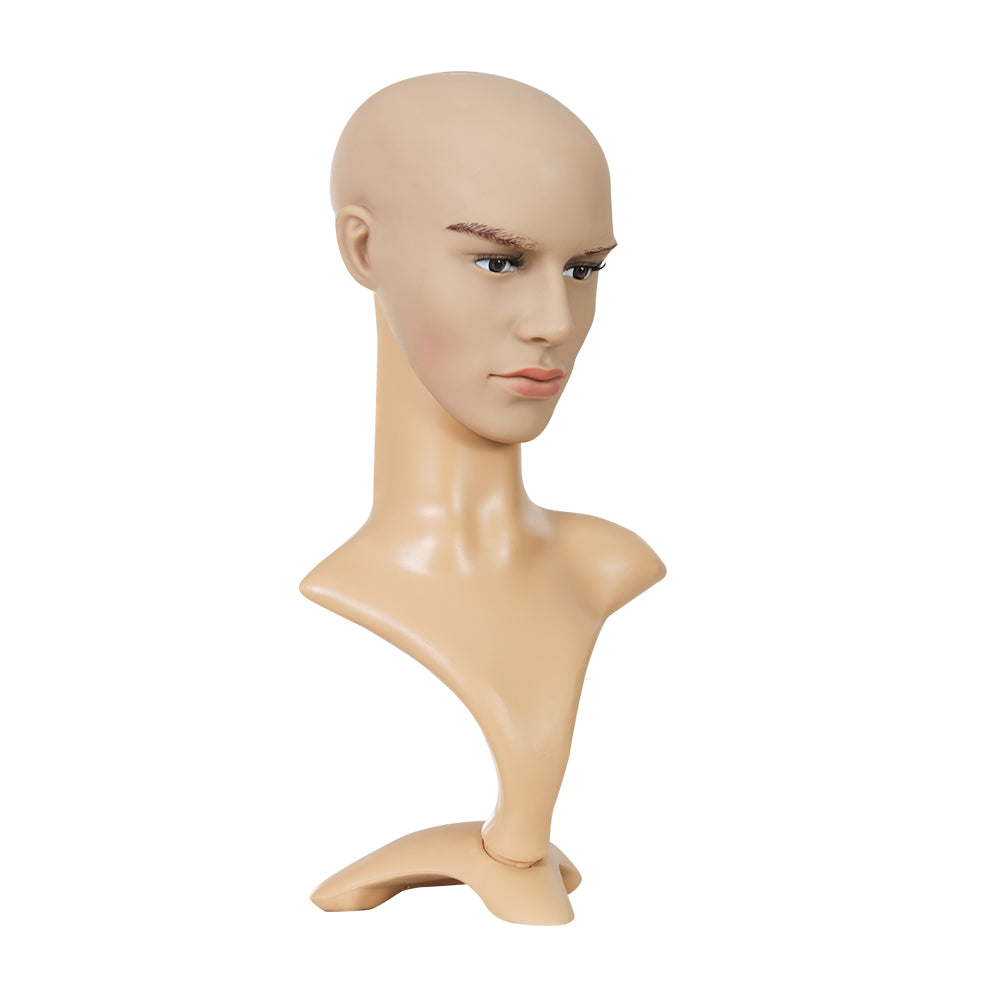 Male Mannequin Head Dummy Model Display Shop Stand Professional Use, Mannequins