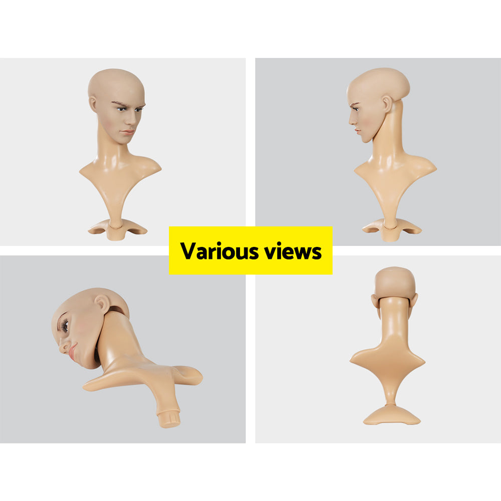 Male Mannequin Head Dummy Model Display Shop Stand Professional Use | Mannequins - photo 6