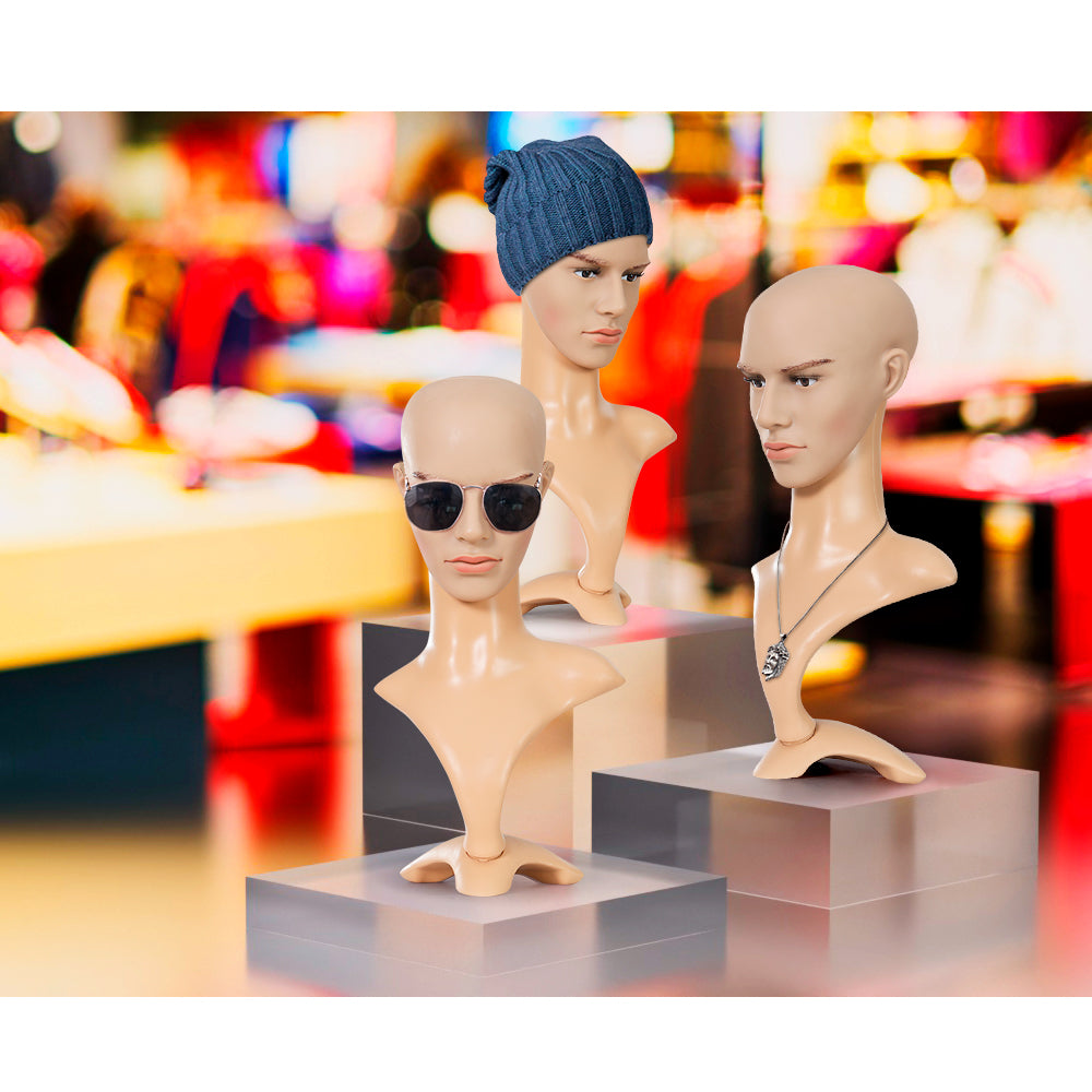 Male Mannequin Head Dummy Model Display Shop Stand Professional Use with Mannequins - photo 8