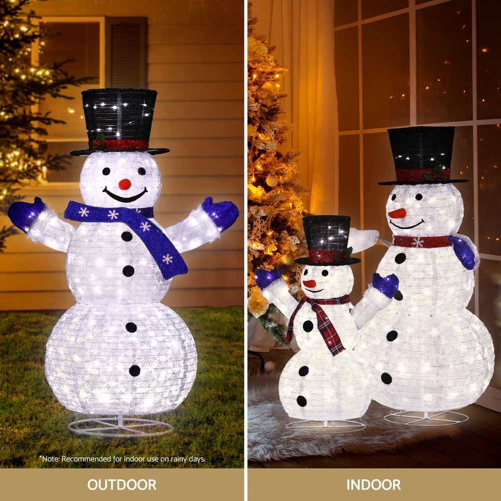 Outdoor Decorations & Lights - Christmas Lights 330 LED Fairy Lights Snowman Decoration Set