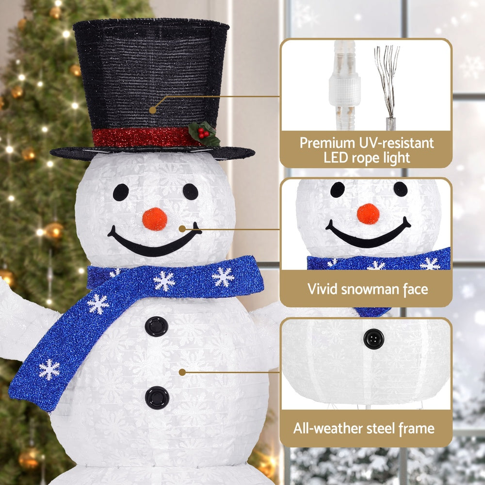 Christmas Lights 330 LED Fairy Lights Snowman Decoration Set | Outdoor Decorations & Lights
