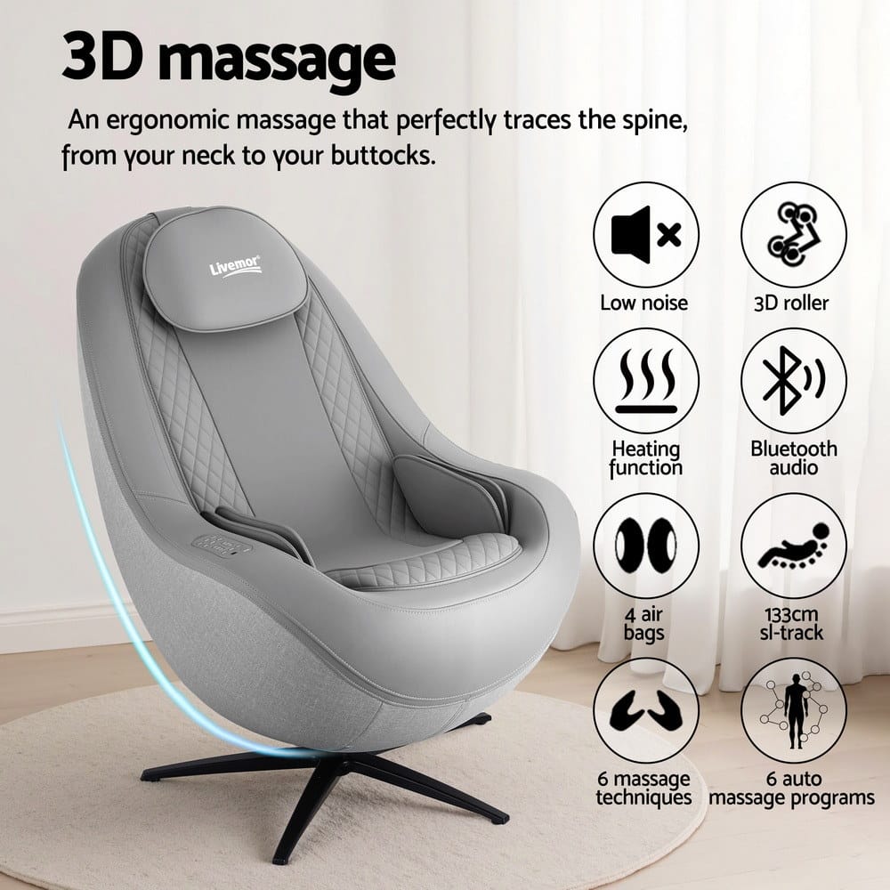 Massage Chair Electric Recliner 70x90x115cm