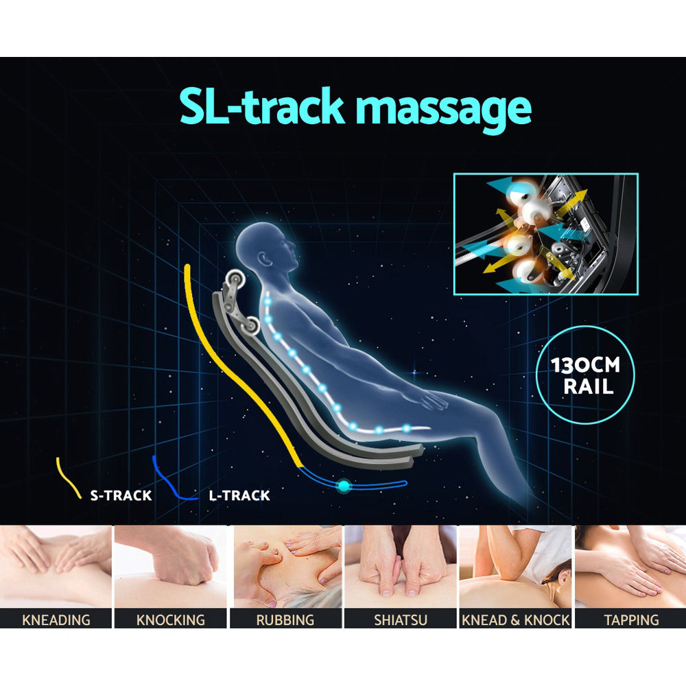 4D Gary Electronic Massage Chair Zero Gravity, Full-Body Airbag & Heat Therapy