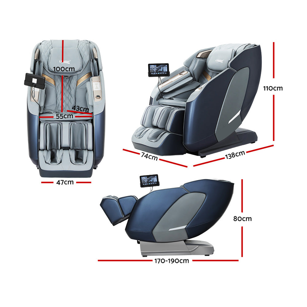 4D Massage Chair Electric Recliner Double Core Mechanism Massager Melisa