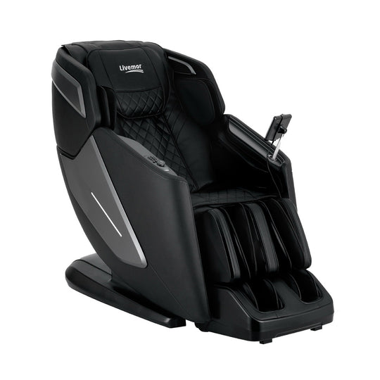 Livemor 4D Massage Chair Recliner SL Track Full Body Zero Gravity Massager Heated AI Body Scan REILY