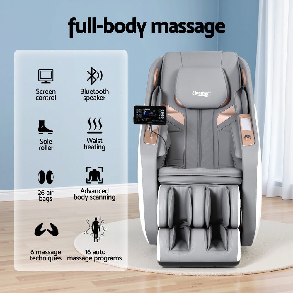 Electric Massage Chair Recliner 150x71x113cm