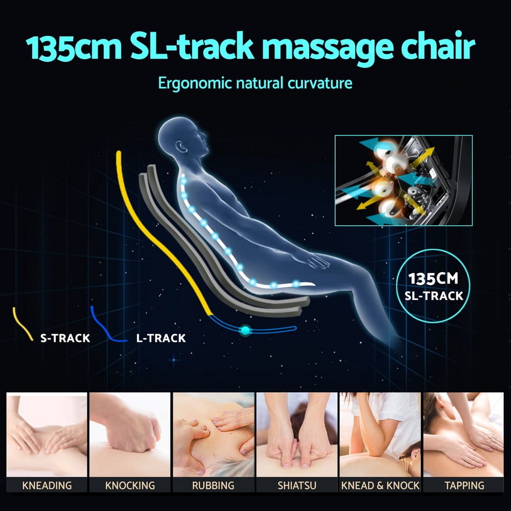 Electric Massage Chair Recliner 150x71x113cm