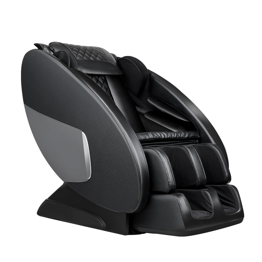 Electric Massage Chair Black Full Body Massage Sofa