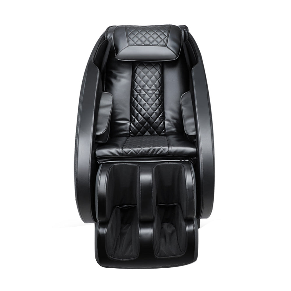 Electric Massage Chair Black Full Body Massage Sofa